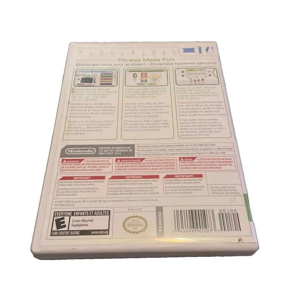 Wii Fit  Complete With Manual Video Game Fast Shipping